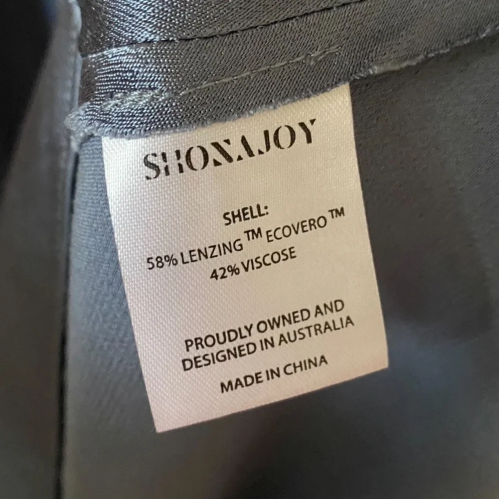 Shona Joy La Lune Cowl Neck Satin Lace Back Maxi Dress Smoke Blue - Picture 12 of 16